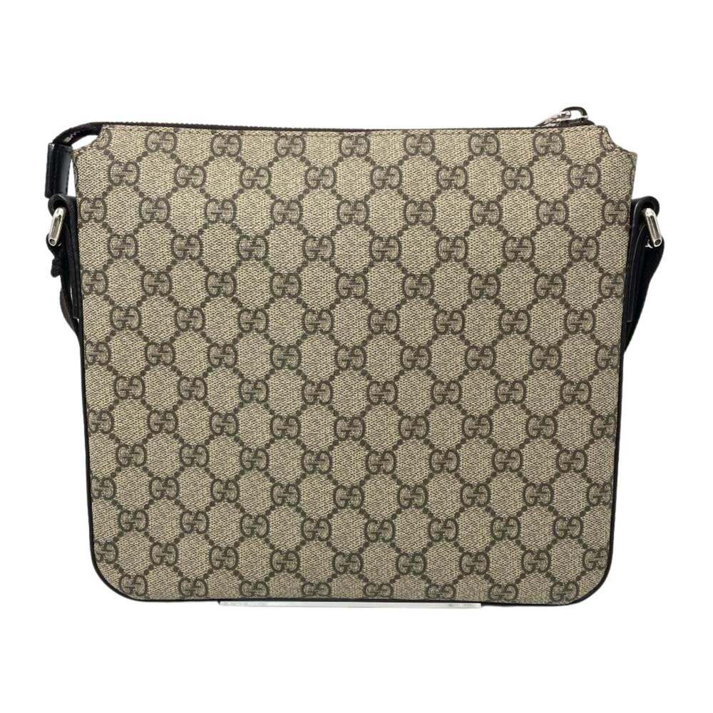 GUCCI Brown Canvas Shoulder Bag - Picture 2 of 9